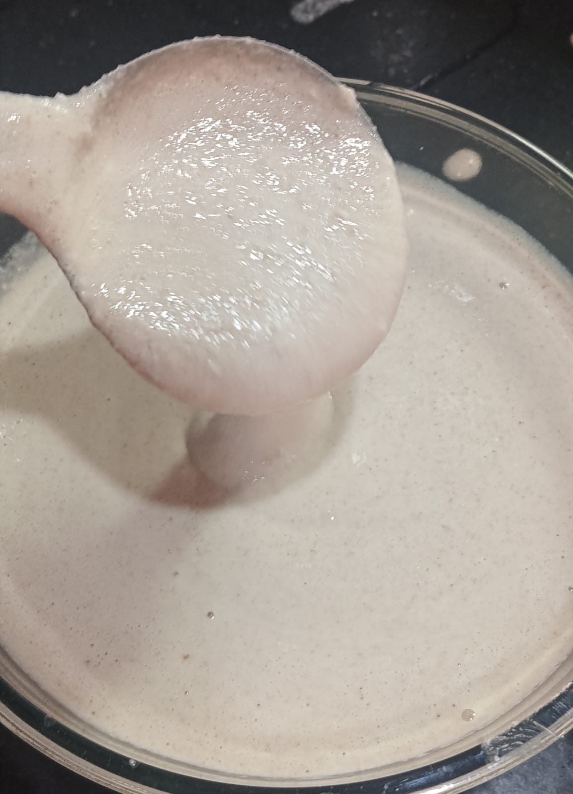 JAVS fresh batter close-up